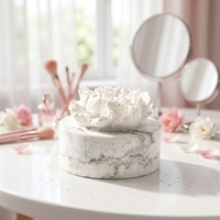Diffuseur d'huiles essentielles en céramique parfumée, fait main, en forme de fleur de porcelaine, pour l'aromathérapie domestique