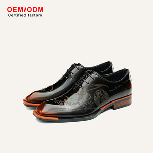 Calzado de Diseño Personalizado OEM, Calzado de Lujo para Fiestas y Bodas, con Cordones, Cómodo, Ligero, Punta en Pico, Aumenta la Estatura, con Láser - Product Image 1