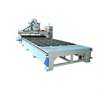 Routeur CNC à double poste de travail multi-broches 2260 pour le bois, machine automatique de gravure, de sculpture et de fraisage pour meubles en panneaux