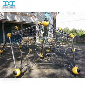 Équipement de filet de corde Tour d'escalade pour enfants Cours de cordes commerciales Cadre intérieur élevé Cours de barre murale Aire de jeux pour enfants - Product Image 1