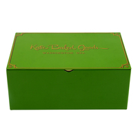 Boîte en métal rectangulaire de luxe personnalisée avec logo, de qualité alimentaire, pour biscuits, lait, chewing-gum, en matériaux recyclés, à charnière