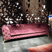 Moderne minimaliste lumière luxe style designermobilier de maison luxe mode vente ensemble canapé sectionnel salon canapé