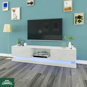 Modern minimalist ışık lüks parlak RGB lamba oturma odası TV standı mobilya