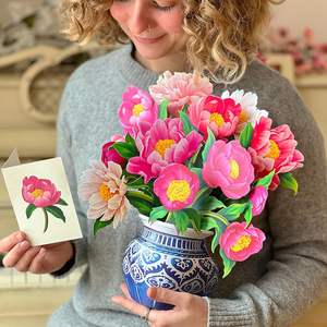 Pop up <strong>Card</strong> Flower Bouquet 3D Gift <strong>Card</strong> Birthday <strong>Valentines</strong> Day Gifts Mothers Day Gifts <strong>for</strong> Women Mom <strong>Wife</strong> - Product Image 5
