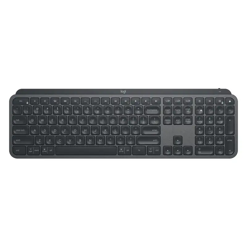 Оригинальная абсолютно новая Logitech MX клавиши 2,4 ГГц бизнес клавиатура подсветка двойной режим интеллектуальная перезаряжаемая беспроводная клавиатура