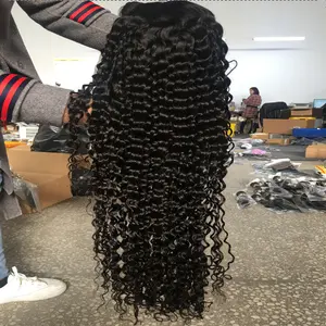 黒人女性のための最高のHDレースフロントウィッグ13x413x6透明HD人毛レースフロントウィッグブラジルの髪360フルレースウィッグ