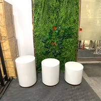 Buffet blanc acrylique Table Riser Cube affichage nidification Risers Lucite carré nourriture piédestal boîte affichage