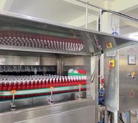 Machine de remplissage de haute précision pour boissons (thé, jus de fruits, lait, eau pure, eau gazeuse) et aliments, en plastique, 250 ml, 500 ml, 1000 ml