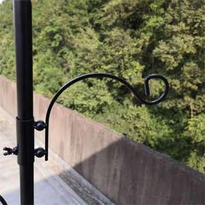 ขาตั้งที่ให้อาหารนกโลหะ TJ-025 ขนาด 2.3 ม. แบบเสียบลงดิน ทนทาน ใช้กลางแจ้งได้ ที่แขวนให้อาหารและน้ำสำหรับสวน - Product Image 4