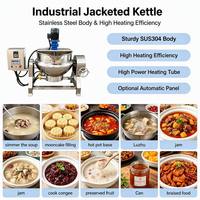 Marmite de cuisson industrielle à vapeur avec agitateur, certifiée CE, à fond inclinable, pour mélange alimentaire