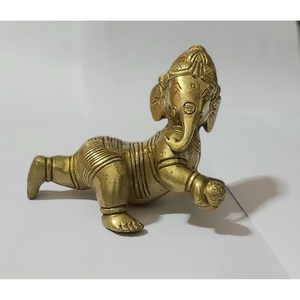 PARIJAT HANDICRAFT Ganesha Idol estatua Lord Bal para el éxito en el hogar y la suerte Diwali Regalos para la decoración del hogar - Product Image 3