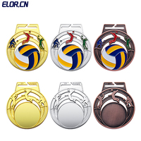 Usine Elor Médailles de récompenses sportives personnalisées pour marathon en métal avec ruban dégradé coloré et impression par sublimation