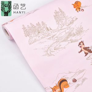 漫画動物かわいいスタイル自己粘着壁紙男の子用 - Product Image 5