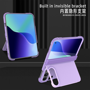 เคสแบบพับได้ Huanmin สำหรับ iPhone 18 Fold วัสดุ PC พร้อมขาตั้งและขดลวดแม่เหล็ก - Product Image 2