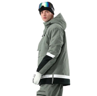 Combinaison de ski pour homme, veste et pantalon, tenue de snowboard en deux pièces