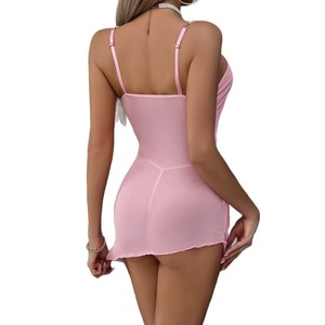 Nuevo Conjunto Erótico de Lencería Sexy para Mujer, Camisón de Encaje Transparente, Conjuntos de Pijamas, Lencería Delicada Transparente - Product Image 4