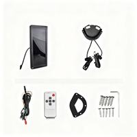 Système de rétroviseurs de bus 12,3 pouces 1080P AHD WDR avec caméra de recul électrique, étanche IP69K et avertisseur de sortie de voie
