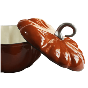 <span class=keywords><strong>Cocotte</strong></span> <span class=keywords><strong>en</strong></span> <span class=keywords><strong>fonte</strong></span> émaillée avec motif tomate - Compatible cuisinière et four - Product Image 4