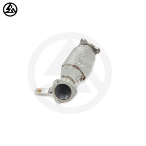 Tuyau de descente à haut débit 200 cellules CSZ de haute qualité pour <span class=keywords><strong>Audi</strong></span> A4 A5 A6 A7 <span class=keywords><strong>Q5</strong></span> 2.0T B9 2017-2020 tuyaux d'échappement de tuyau de descente - Product Image 5