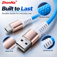 ZhonNa Kabel USB Mikro Pengisian Cepat Sinkronisasi Data untuk Ponsel Samsung Xiaomi USB C Instrumen Analisis Pengujian Suku Cadang Aksesori Pro