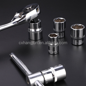 Ổ Cắm Ngắn Hình Lục Giác Lớn Cung Cấp Cho Nhà Máy Độ Cứng Cao Với Bộ Ổ Cắm Tác Động Quart 1/2 Inch Và Bộ Ổ Cắm Tác Động - Product Image 4