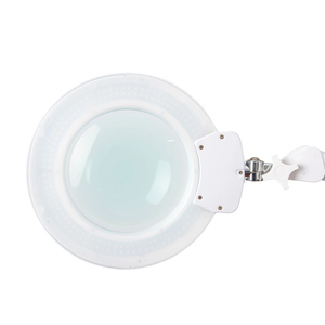 Clip on Led Magnifying Glass Lamp With Large Optical Lens Adjustable Multi Brightness Setting for Home Reading Handmade Craft - Product Image 5