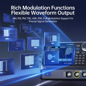Generador de Señales de Función de Doble Canal FNIRSI TSG3020 TSG6020 30MHz 60MHz 200MSa/s 14 Bits con Generador de Forma de Onda Arbitraria - Product Image 2