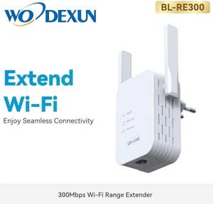 <span class=keywords><strong>Repetidor</strong></span> de Señal Inalámbrico <span class=keywords><strong>WiFi</strong></span> 802.11n BL-RE300 de 2.4G <span class=keywords><strong>con</strong></span> Alcance de 300m y <span class=keywords><strong>WiFi</strong></span> Mejorado para el Hogar y VoIP - Product Image 2