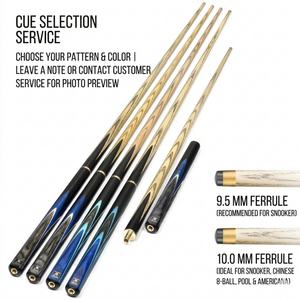 <span class=keywords><strong>Queue</strong></span> <span class=keywords><strong>de</strong></span> <span class=keywords><strong>billard</strong></span> Omin Gunman, 1 pièce et 3/4 articulées, pointe <span class=keywords><strong>de</strong></span> 10 mm, en bois <span class=keywords><strong>de</strong></span> frêne, assemblée à la main, vente en gros directe usine - Product Image 1