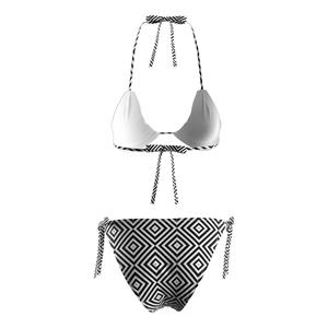 Conjunto de Bikini de Verano de Secado Rápido al por Mayor para Chicas, Hermoso Mini Bikini Deportivo para Mujer, Traje de Baño de Cintura Alta con Lazos Laterales - Product Image 6