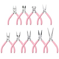 Différents types de pinces, pinces à bec, pour la fabrication de bijoux faits main, pinces à bec rond multifonctionnelles, mini outils pour l'enroulement de fil et la fabrication de perles