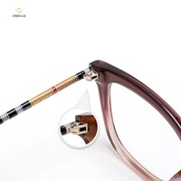 Montures de lunettes unisexes de qualité supérieure, en acétate italien Mazzucchelli, matériau durable et personnalisable