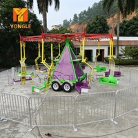 Chaise volante mobile de haute qualité pour parc d'attractions, avec remorque, à vendre – Nouveauté !
