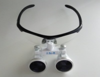 Loupes dentaires chirurgicales en verre avec phare LED/2,5x3,5x420m Loupes médicales chirurgicales équipement dentaire