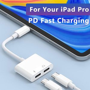 Cable Adaptador de Audio y Cargador Dual Tipo-C, Nuevo, al por Mayor, PVC, USB Tipo C, Cargador de Teléfono, Fuente de Alimentación, Salida AC/DC, <span class=keywords><strong>HANTAI</strong></span> - Product Image 3