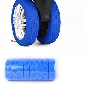 Protection de roue de valise en silicone professionnelle, réglable, portable, durable, avec réduction du bruit et absorption des chocs - Product Image 1