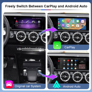وحدة لاسلكية لتشغيل Apple CarPlay وAndroid Auto وMirrorLink وAirPlay مع التحكم الصوتي لسيارات مرسيدس بنز الفئة A W177 NTG6.0 2018-2022 - Product Image 2