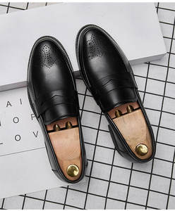 2025 Herenschoenen van nieuw leer, zakelijk formeel, grote maten, casual, spitse neus, lage sneakers van leer - Product Image 6