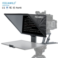 Téléprompteur pliable FEELWORLD TP21 de 21 pouces, prend en charge les appareils de 21,5 pouces, horizontal et vertical, télécommande, OEM, directement de l'usine