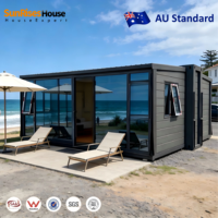 Casa Contenedor Expandible Prefabricada de 20, 30 y 40 Pies, Villa Prefabricada de Ensamblaje Rápido, Casa Contenedor Modular Expandible
