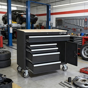 Carrito de Herramientas para <span class=keywords><strong>Mecánico</strong></span>, Sistema de Gabinete para Garaje, Caja de Herramientas con Ruedas - Product Image 4