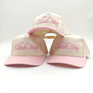 Gorra de Béisbol Bordada Personalizada al por Mayor, Unisex, de 5 Paneles, Tela de Poliéster/Algodón, Ajustable, Deportiva - Product Image 1