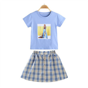 Ideas de Productos Nuevos: Conjuntos de Ropa Corta para Niña Estilo Coreano, Compre Directamente de Fábrica en China con Precio de Mayoreo - Product Image 2