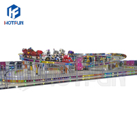 Divertidos Juegos Mecánicos para Parques de Atracciones, Atracción de Animales con Capacidad para 20 Asientos y Diseño de Pista Compacta para Niños Pequeños