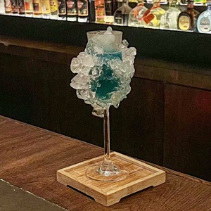 Taza de degustación desechable, vasos de cóctel, copa de cristal <span class=keywords><strong>azul</strong></span> única, tabla de vuelo, vasos de degustación de <span class=keywords><strong>whisky</strong></span> - Product Image 4