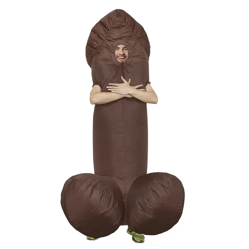 Funny halloween costume penis costume for adult inflatable penis costume