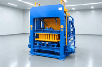 Machine à blocs entièrement automatique QT4-15 pour la production de briques, faible coût de main-d'œuvre, au Nigeria
