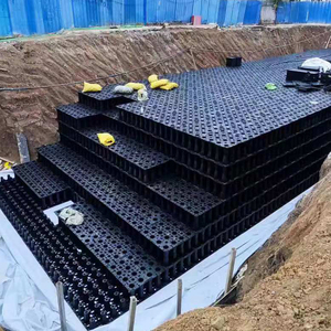 Đa chức năng nhựa ngoài trời nước mưa thu hoạch mô-đun 45T sức mạnh suy giảm với vải địa kỹ thuật geomembrane cài đặt - Product Image 2