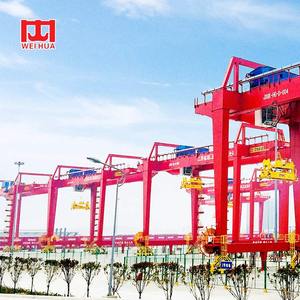 رافعة جسرية مثبتة على السكك الحديدية للاستخدام في ساحات الحاويات لتحميل وتفريغ الحاويات - Product Image 5