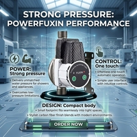 Pompa Booster Air Digital Otomatis Tekanan Tinggi Dual Mode Senyap untuk Pasokan Air Rumah, Kamar Mandi, Dapur (Harga Grosir)